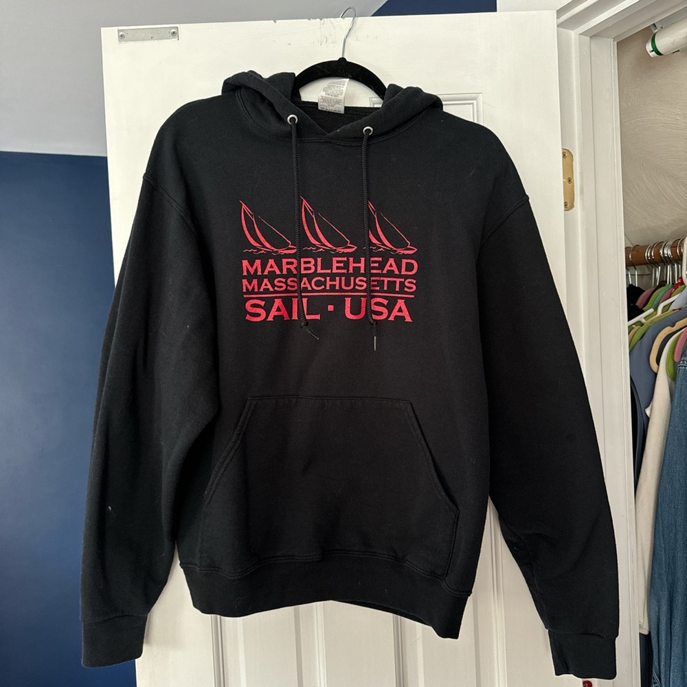 Marblehead Massachusetts sail hoodie